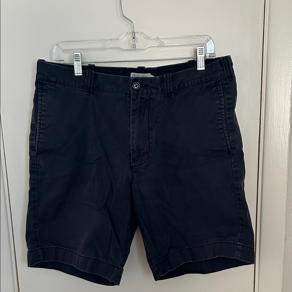 J. Crew Dark Navy Flat Front Shorts